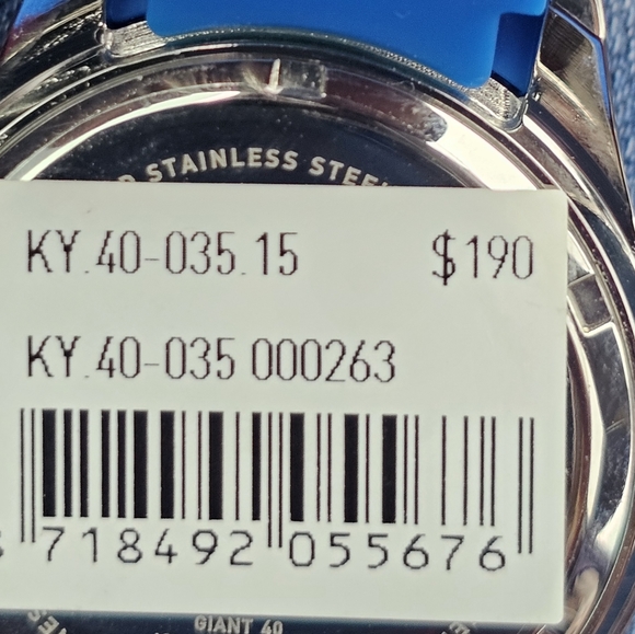 Kyboe! Turquoise Blue 40mm Quartz New - Picture 2 of 7